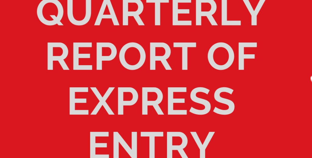 2019 Quarterly Report of Express Entry System