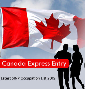 Latest SINP Occupation List 2019
